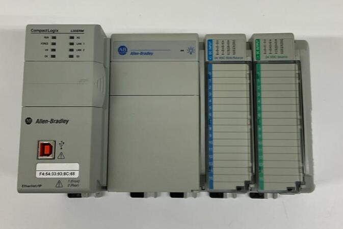 Allen Bradley 1769-L30ERM 1MB ConpactLogix w/ Power Supply & I/O Modules