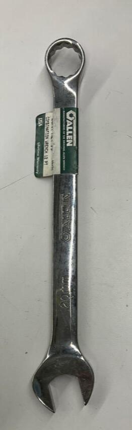 Allen 20426 12-Point Combination Wrench 20mm 10" Long