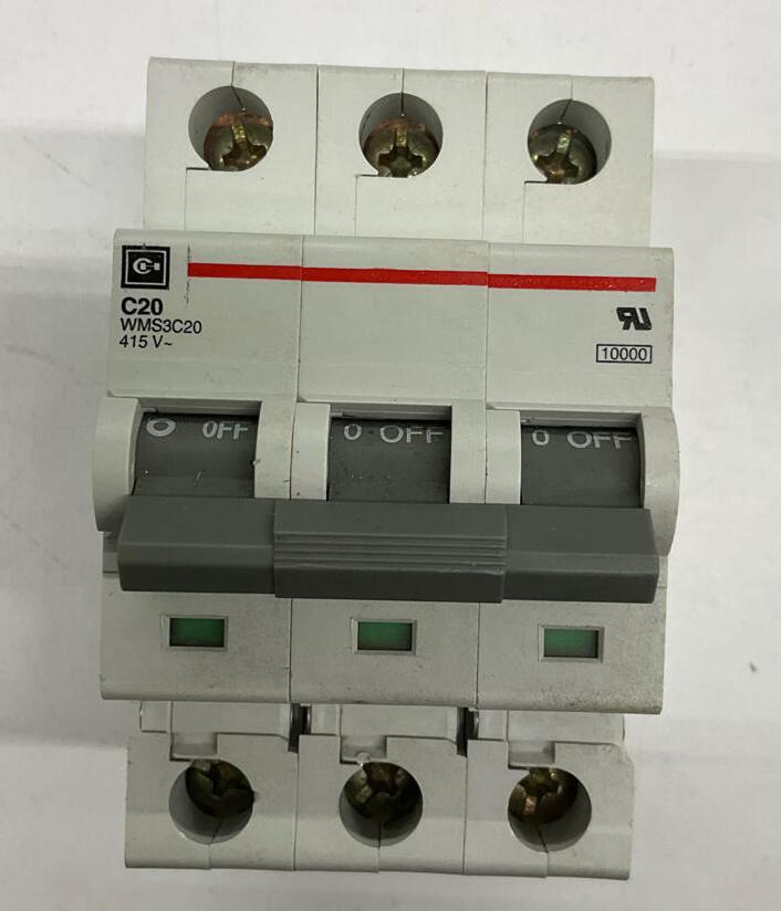 Cutler Hammer WMS3C20 3-Pole 415VAC Circuit Breaker