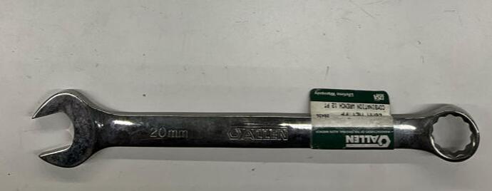 Allen 20426 12-Point Combination Wrench 20mm 10" Long