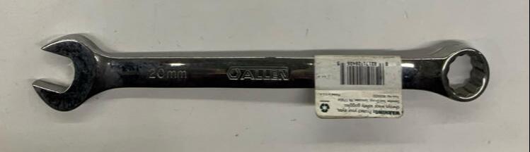 Allen 20426 12-Point Combination Wrench 20mm 10" Long