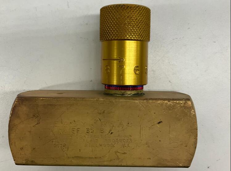 Defrol EF35B Easy Read Flow Control Valve 3/4" NPT