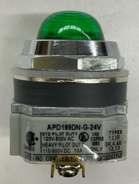 IDEC APD199DN-G-24V Green Pilot Lamp Light