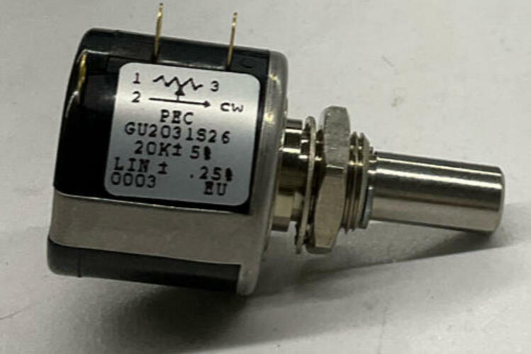 Digi-Key  GU2031S26-ND Ten Turn Precision 20K OHM Potentiometer - 0