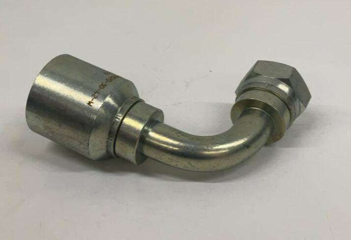 Kurt Hydraulics F-DH9020-30-42-W 1-1/4'' Hose ID Crimp x M42x2.0 DIN Universal 90° - Like New