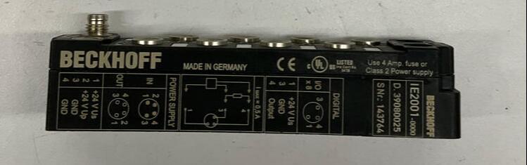 Beckhoff IE1011 8-Channel Digital Input Extension Box 24VDC IE1011-0000 - Like New