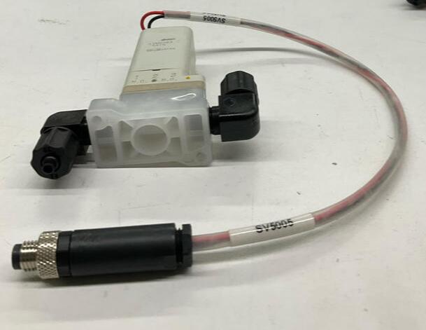 SMC LVM20R3-5A1N 2-Port Chemical Valve 12/24VDC - Like New