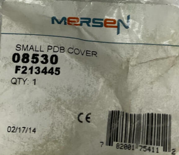 Mersen 08530 Small Safety PDB Cover - Like New