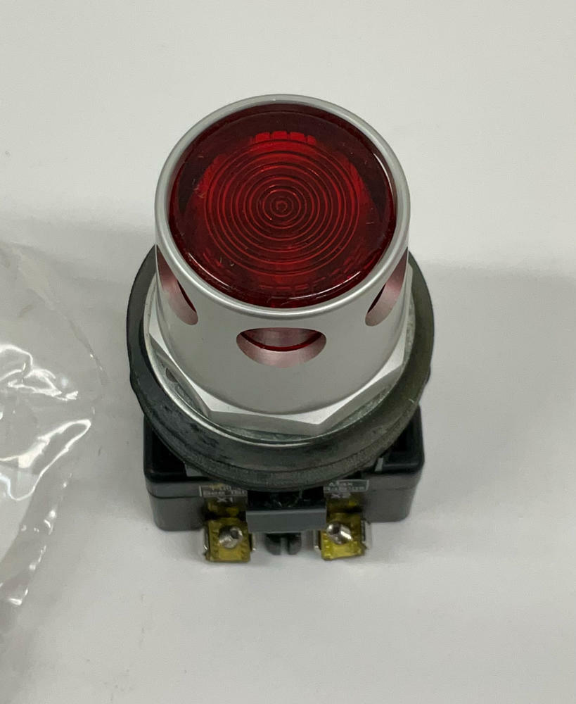 Eaton HT8GDRF3 Red Momentary Illuminated Switch w/ Guard - 0