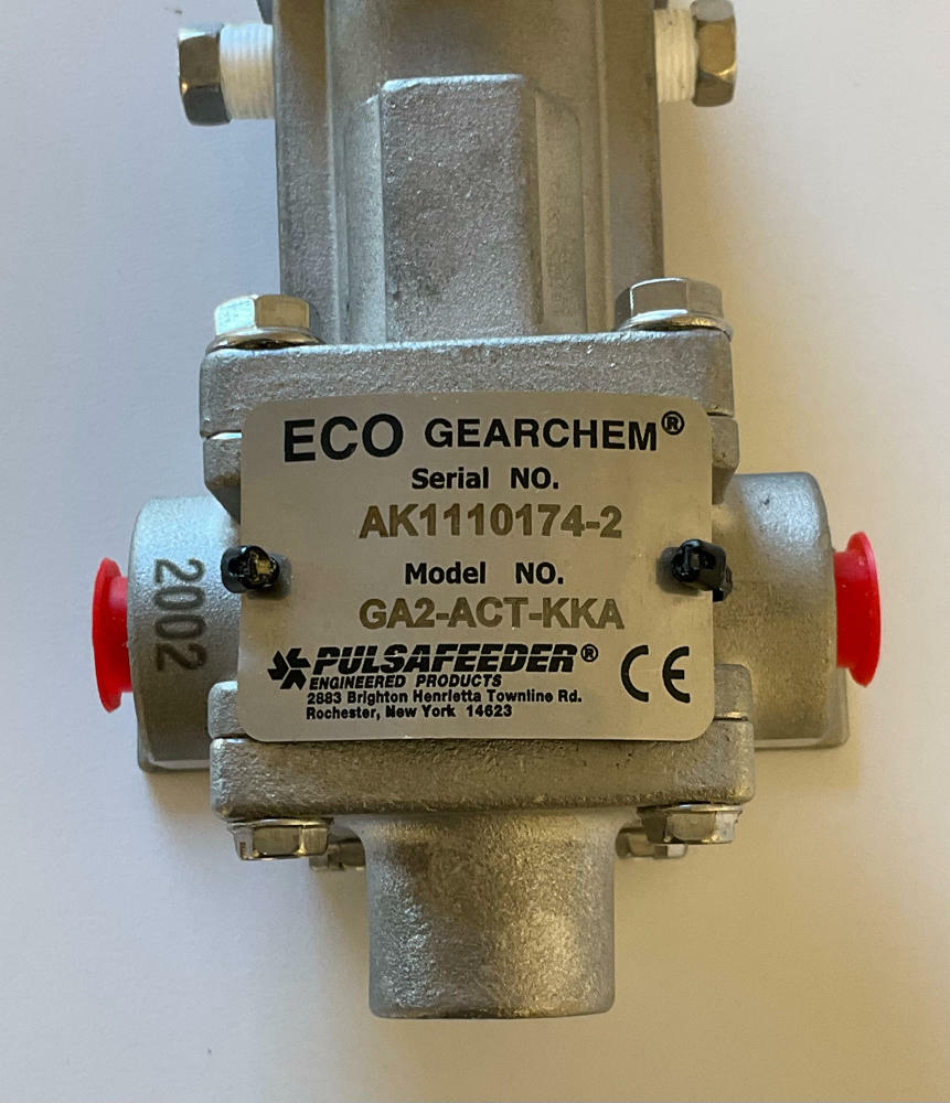 ECO Gearchem GA2-ACT-KKA Pulsafeeder Pump 1/4" FNPT, 15 GPM - Like New