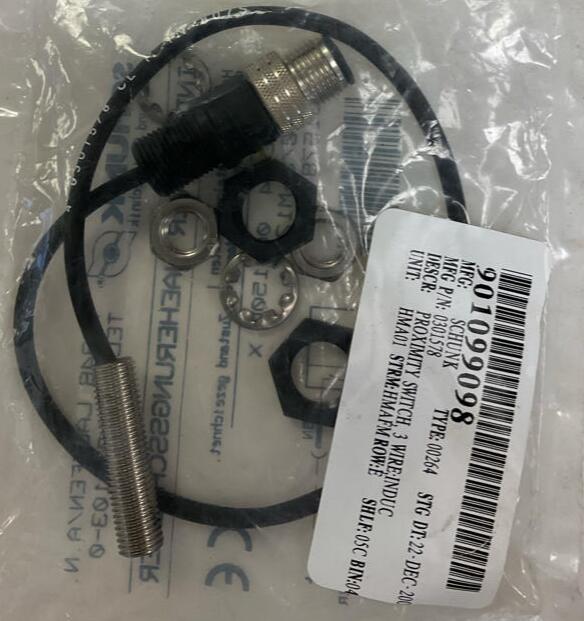 Schunk 0301578 Industrial Proximity Sensor M12 - Like New