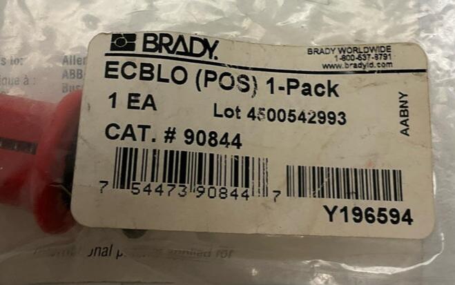 Brady 90844 Minature Circuit Breaker Lockout - Like New