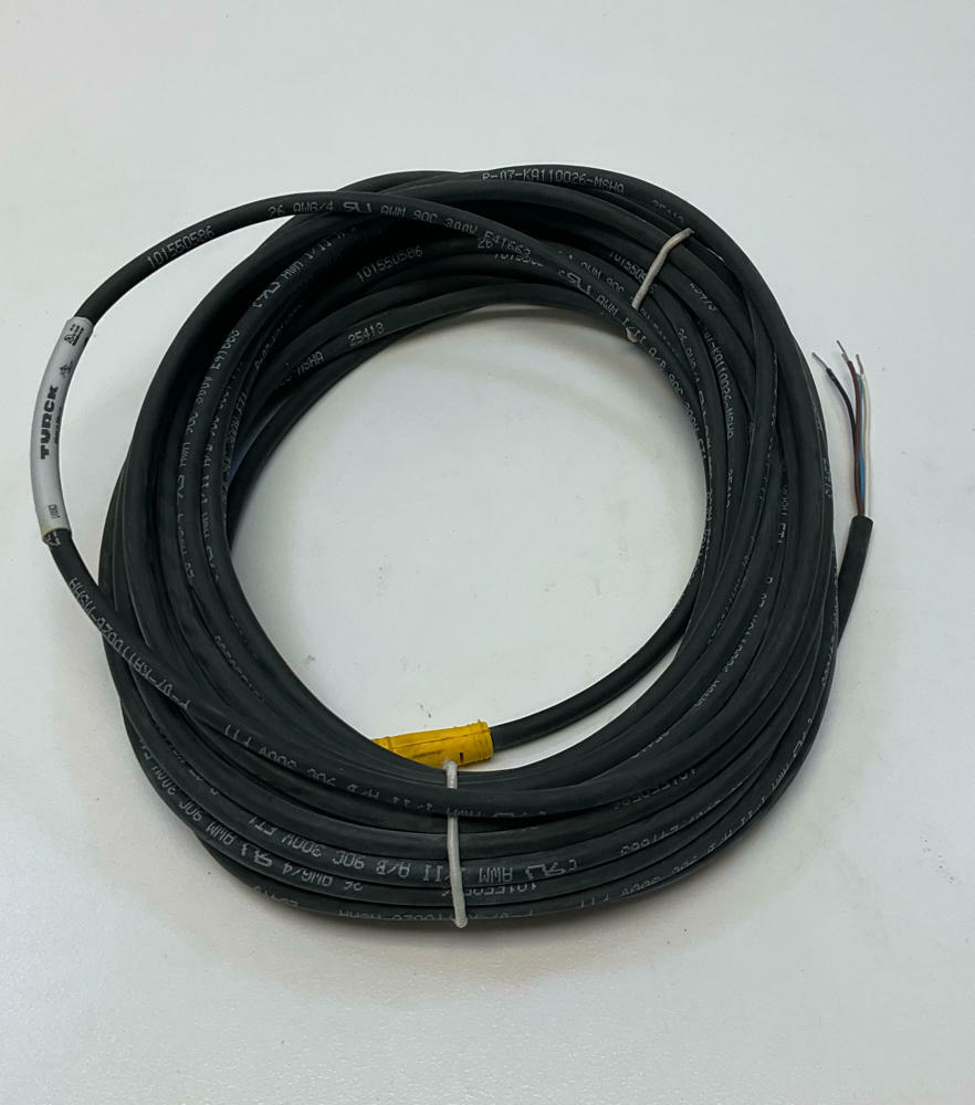 Turck  PKG-4M-10/S90 / U0063 M8 Female Straight 4-Pin, Single End Cable - Like New