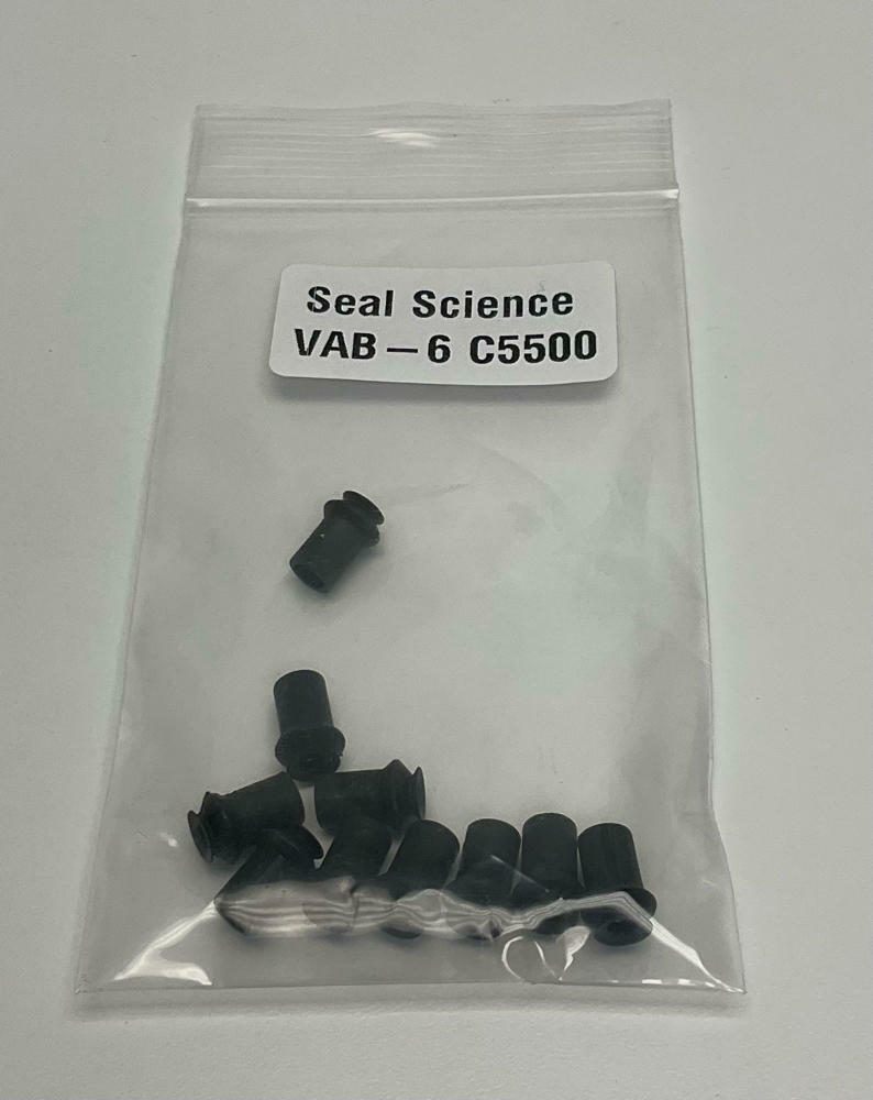 Seal Science  VAB-6-C5500  Package of 10  ESD Silicone Vacuum Cups - Like New - 0