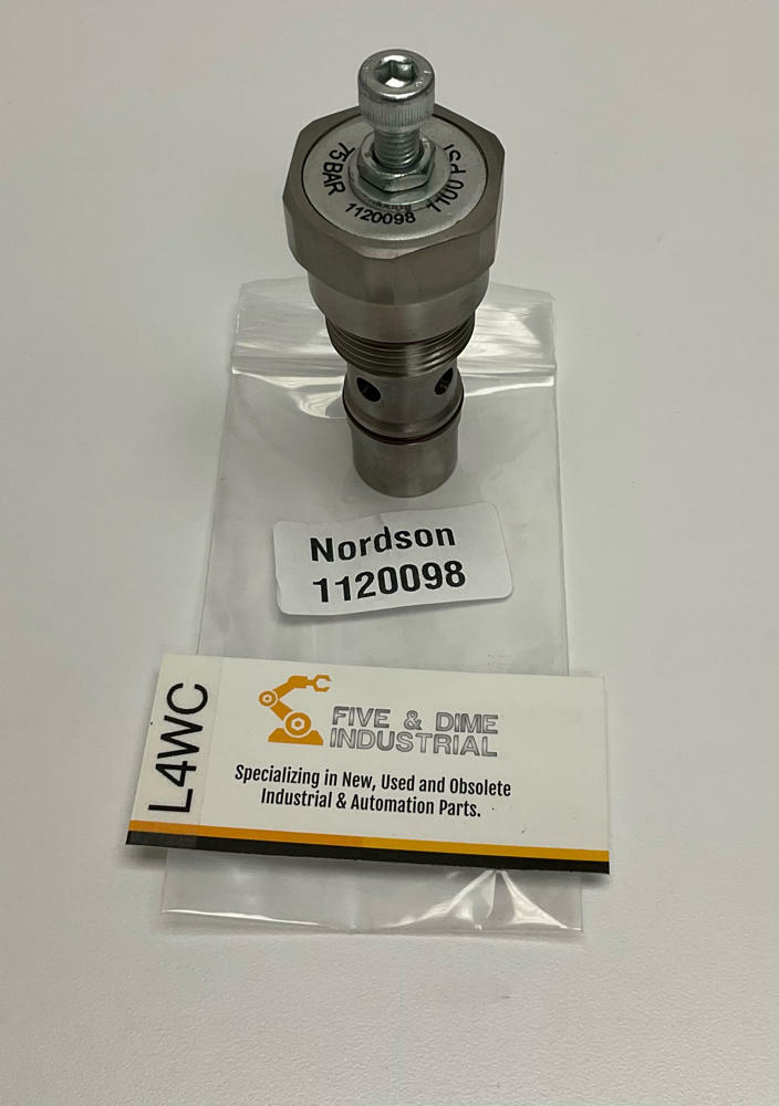 Nordson  1220098  75BAR, 1100 PSI Valve Durablue - Like New