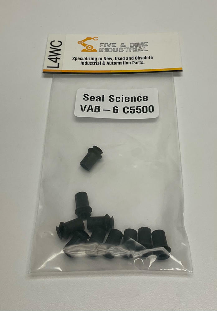 Seal Science  VAB-6-C5500  Package of 10  ESD Silicone Vacuum Cups - Like New