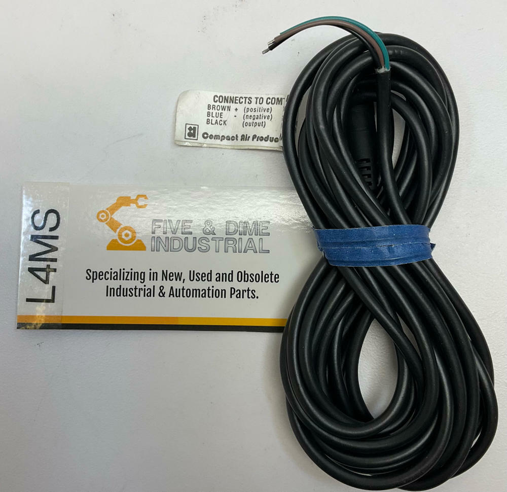 Compact Air Products #R3 3-Pin, 3-Wire Cable 3-Meters - Like New