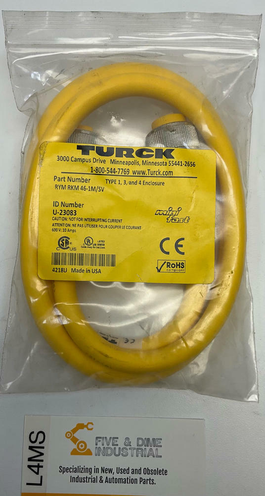 Turck RYM-RKM-46-1M/SV - Like New