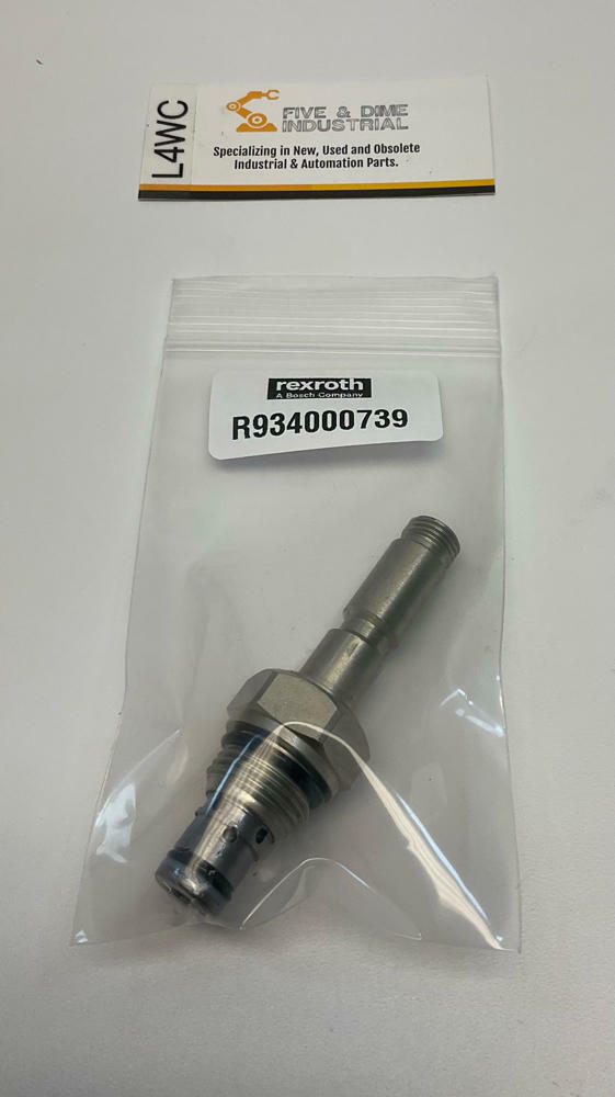 Rexroth  R934000739  Hydraulic Solenoid Cartridge Valve - Like New