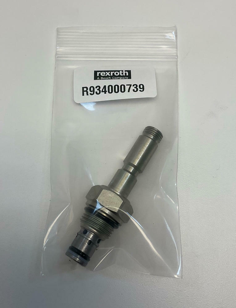 Rexroth  R934000739  Hydraulic Solenoid Cartridge Valve - Like New - 0