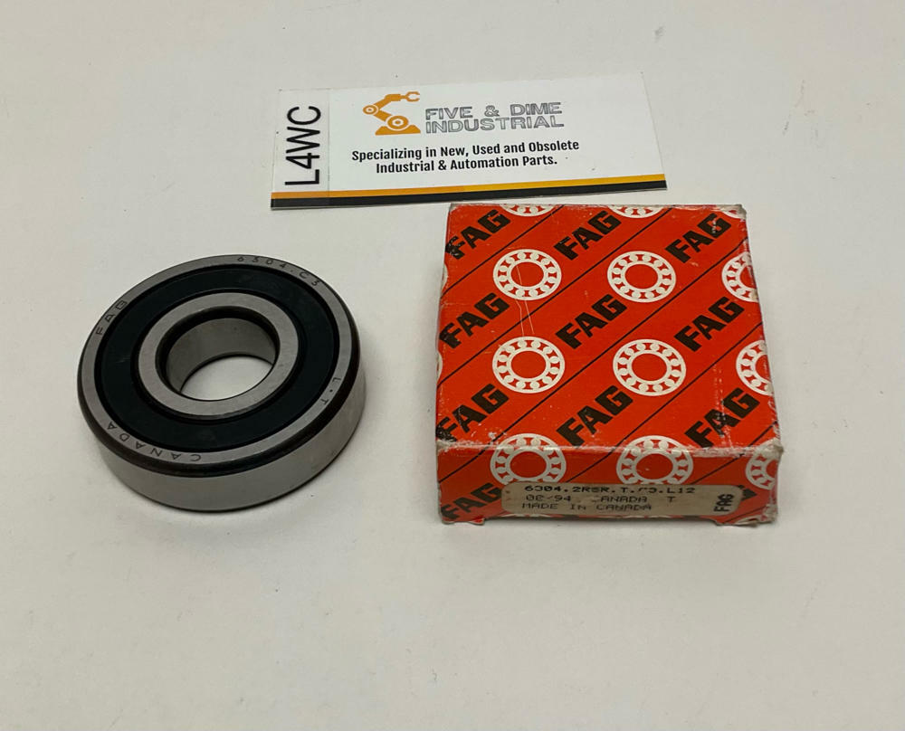 FAG  6304-2RSR-T-C3 Rubber Sealed Deep Groove Bearing  20x 52x15mm - Like New