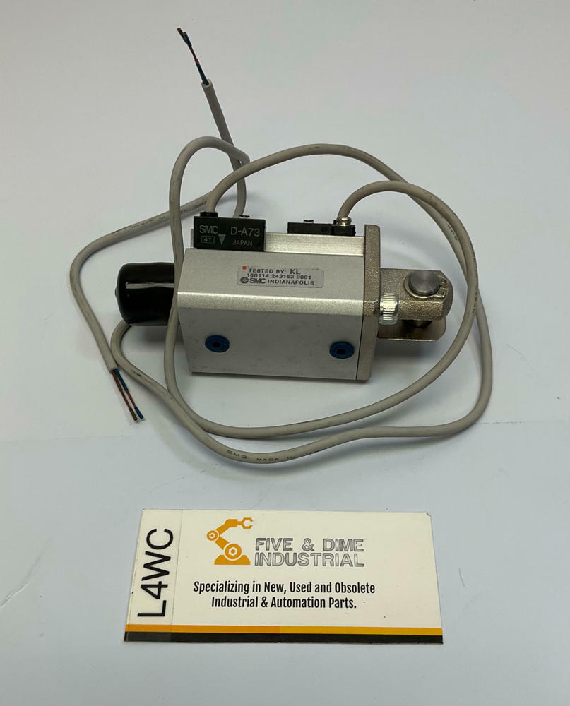 SMC  CDQ2D25-25DM-A73  Compact DBL Acting Pneumatic Cylinder w/ Reed Switches - Like New