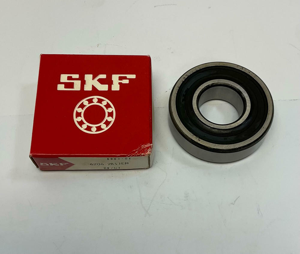 SKF  6204-3RSJEM  Double Sealed Ball Bearing  20x47x14mm - Like New - 0