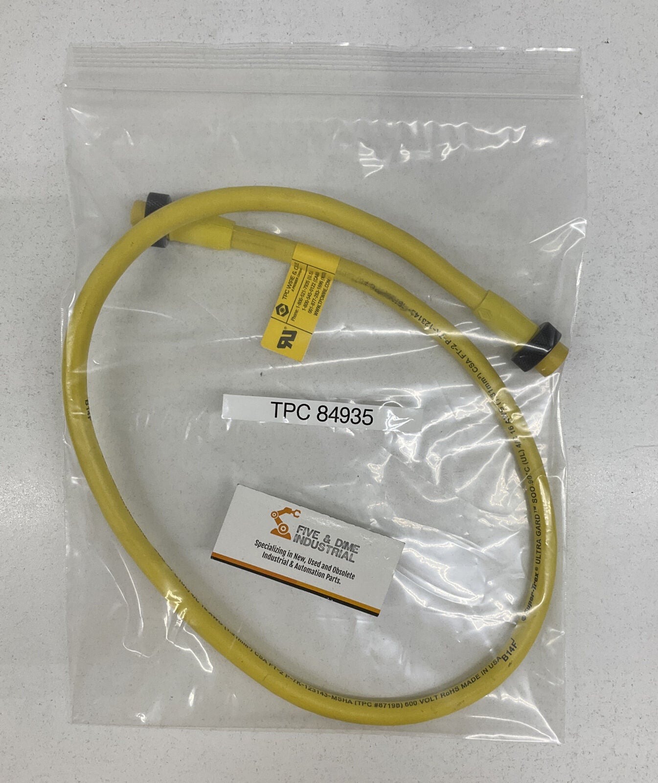 NEW TPC 84935 WIRE TREX-ONICS 3FT 4 PIN (CBL121)